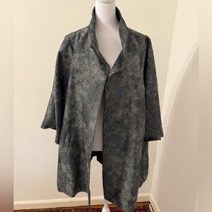 Beautiful Eileen Fisher Jacket Blue XL